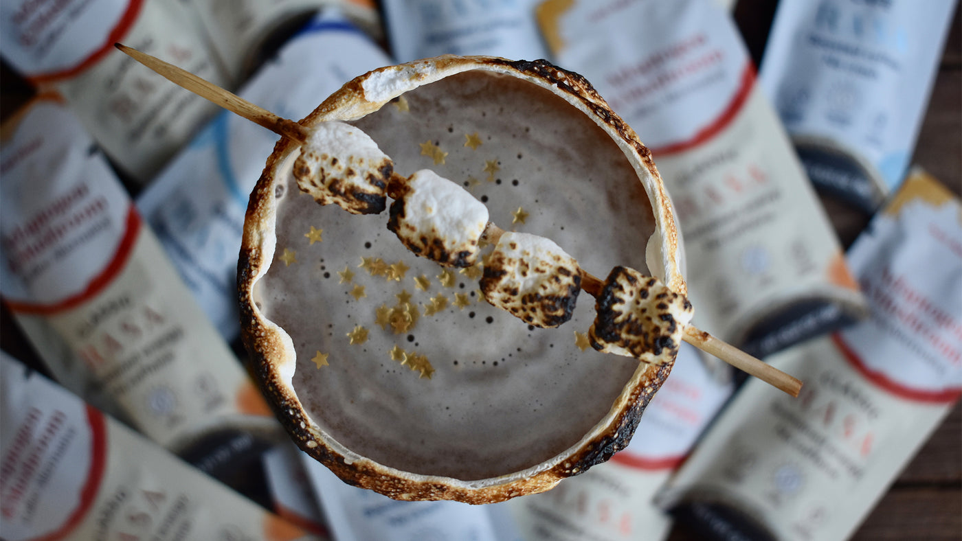 Discover the Magic S'mores Latte with Adaptogens and Mushrooms