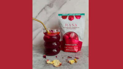 Raspberry Petal Bliss Cocktail