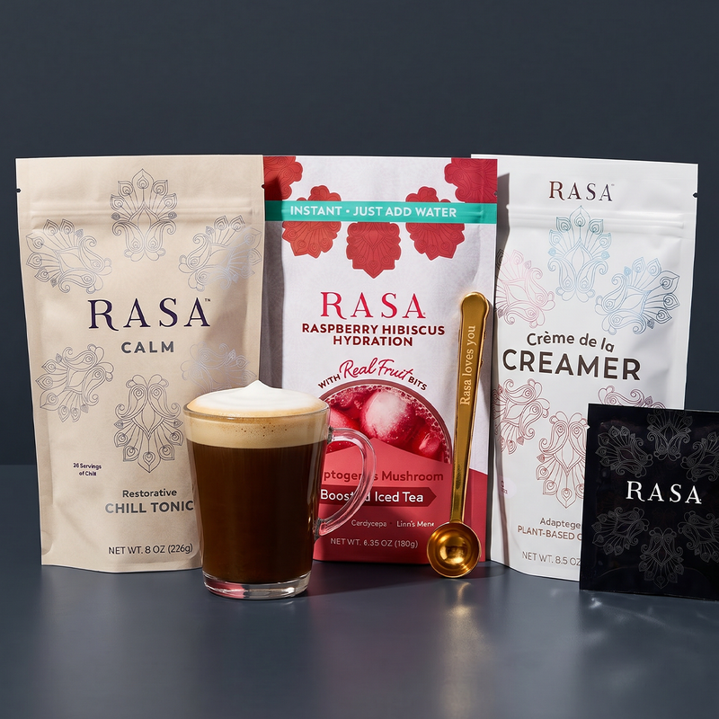 Calm Ritual Starter Kit w/Raspberry Hibiscus