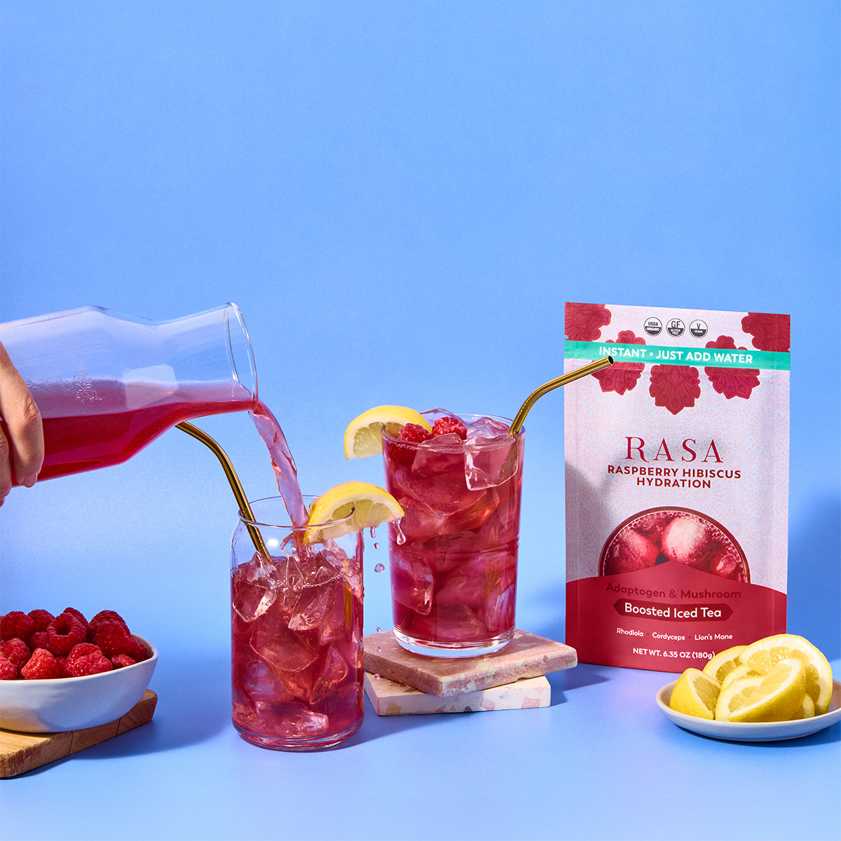 Hibiscus Raspberry Tea Raspberry Hibiscus Hydration – Rasa