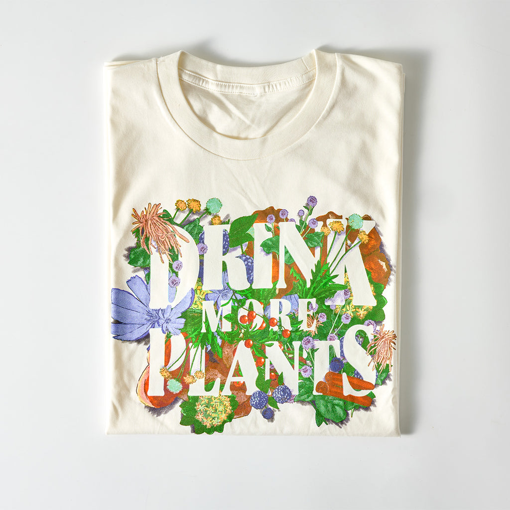 Drink More Plants Natural Tee